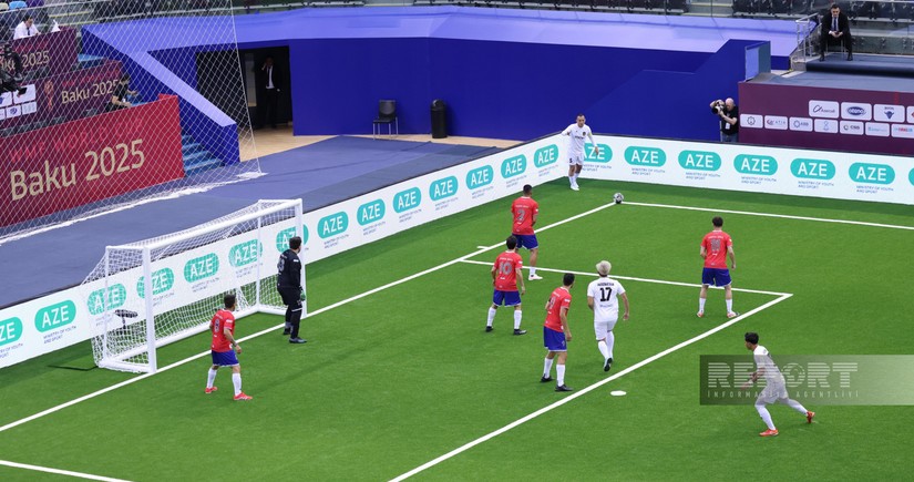 Bakıda təşkil olunan minifutbol üzrə dünya çempionatında daha bir matç baş tutub