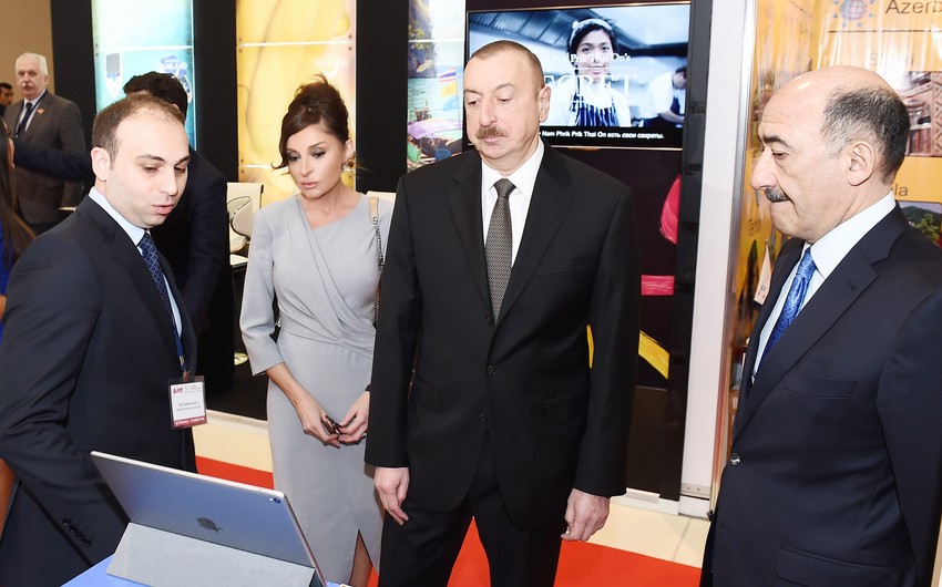 Prezident İlham Əliyev “AITF-2018” XVII Azərbaycan Beynəlxalq turizm və səyahətlər sərgisi ilə tanış olub - YENİLƏNİB - 2