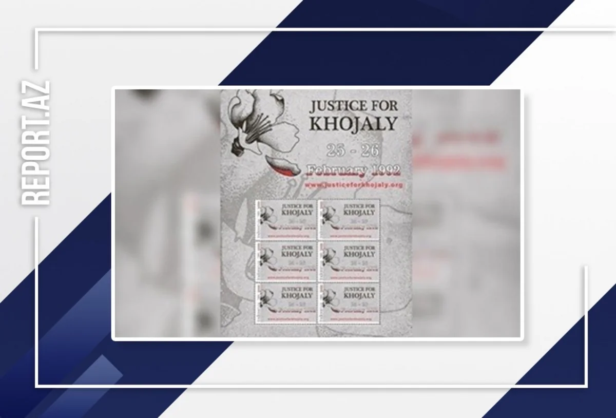 İndoneziyada Xocalı soyqırımını əks etdirən poçt markası buraxıldı