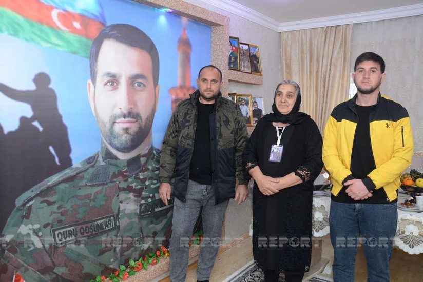 Şabranda Vətən müharibəsi şəhidinin barelyefi qoyulub   