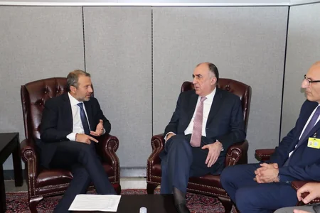 Elmar Məmmədyarov Nyu-Yorkda üç ölkənin XİN başçısı ilə görüşüb