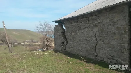 Şabranda sürüşmə baş verib, 5 evə ziyan dəyib - FOTO - VİDEO