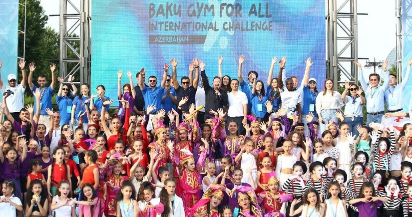 Bakıda “Gimnastika hamı üçün” üçüncü beynəlxalq festival keçirilib