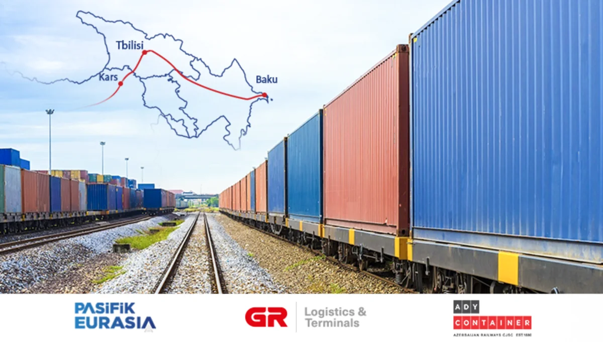 Bakı-Tbilisi-Qars ilə bu il 11 084 TEU konteyner daşınıb