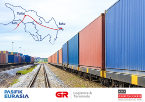 По маршруту Баку-Тбилиси-Карс в этом году перевезено 11 084 TEU