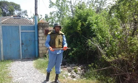 Tərtərdə raket mühərriki tapılıb