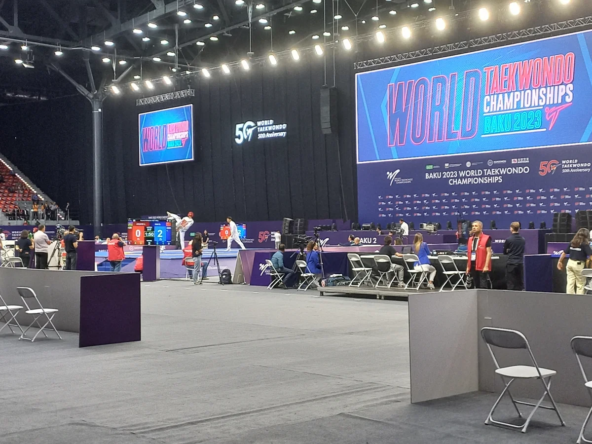 Azərbaycan taekvondoçusu Bakıdakı dünya çempionatında mübarizəni dayandırıb