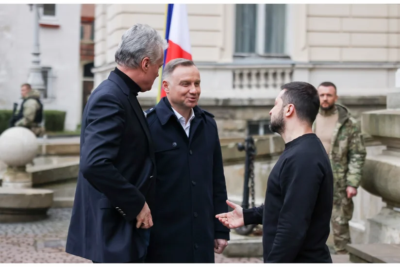 Ukrayna, Polşa və Litva prezidentləri Lvovda birgə bəyannamə imzalayıb