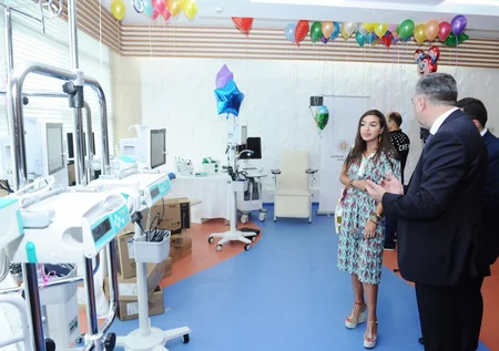 Heydər Əliyev Fondunun vitse-prezidenti Leyla Əliyeva növbəti dəfə Talassemiya Mərkəzində olub