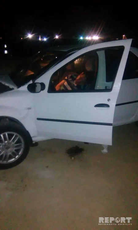 İran vətəndaşı Cəlilabadda yol qəzasına düşüb - FOTO