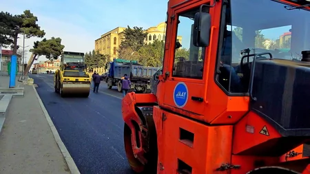 Bakının küçələrindən biri əsaslı təmir olunur