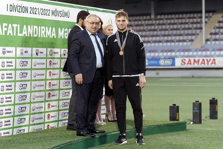 Azərbaycan I Divizionunun medalçıları mükafatlandırılıb