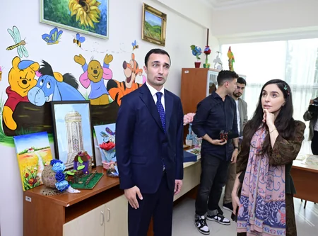 Leyla Aliyeva and Arzu Aliyeva visit Nakhchivan