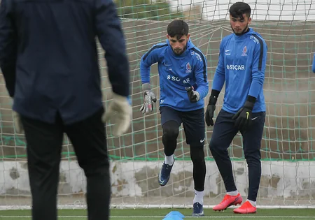 Millimizə namizəd qapıçılar üçün məşq keçirildi