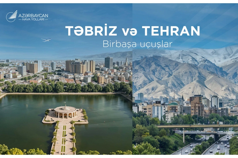 AZAL launches flights to two cities in Iran