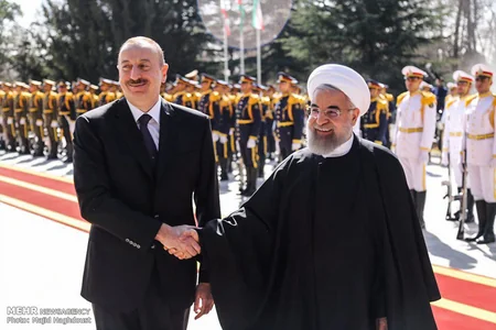 ​İranda Azərbaycan Prezidentinin rəsmi qarşılanma mərasimi olub