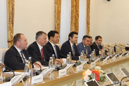 Azərbaycanın XİN başçısı Gürcüstan parlamentinin sədri ilə görüşüb