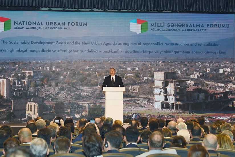 Президент: Несмотря на полностью разрушенные территории, мы предложили Армении мир