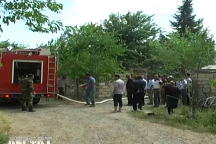 ​В Имишли сгорел 5-комнатный дом - ФОТО