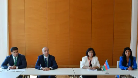 Azərbaycan və Gürcüstanın parlament sədrləri arasında görüş keçirilib