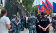   В Ереване прошла акция протеста против визита Валентины Матвиенко