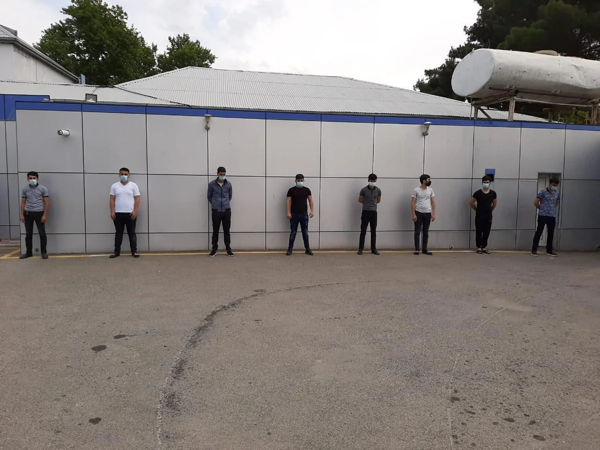 Ağsuda avtobusda maskasız sərnişinlər cəzalandırıldı