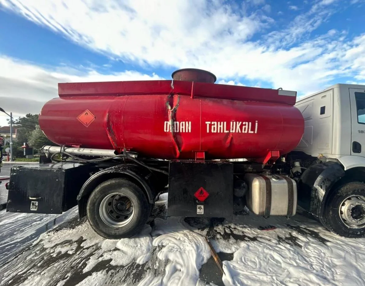 На АЗС в Пираллахи произошел взрыв