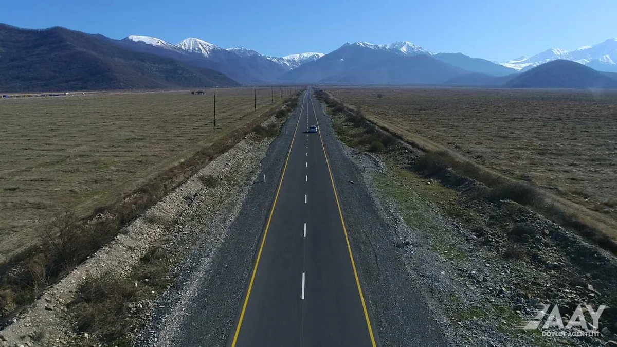 Qaxda Aşağı Malax-Qaşqaçay-Armudlu yolu yenidən qurulub