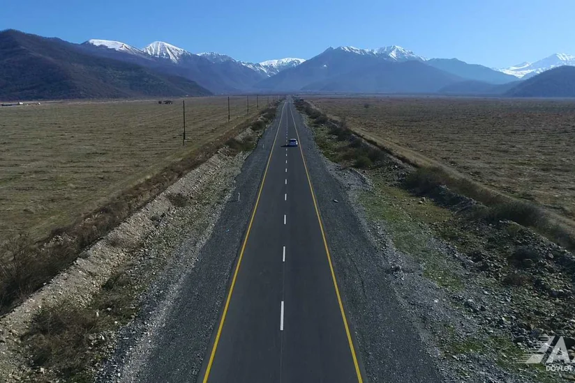 Qaxda Aşağı Malax-Qaşqaçay-Armudlu yolu yenidən qurulub