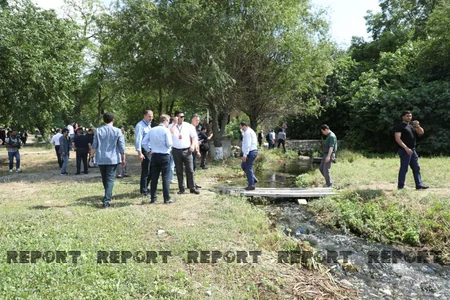 Foreign diplomats visit Juma Mosque in Aghdam