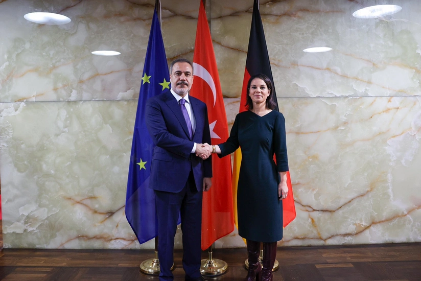 Hakan Fidan meets with his German counterpart