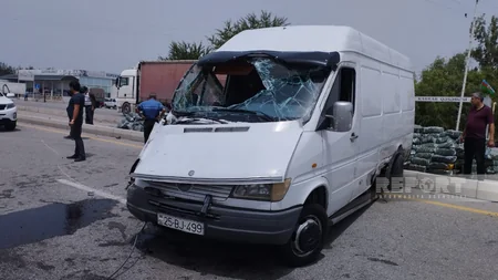 Kürdəmirdə zəncirvari yol qəzası olub, xəsarət alanlar var - YENİLƏNİB