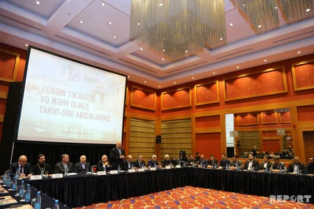 “Erməni təcavüzü və məhv olmuş tarixi dini abidələrimiz” mövzusunda konfrans keçirilib