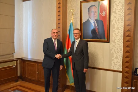 Minister Elmar Mammadyarov received newly appointed German Ambassador