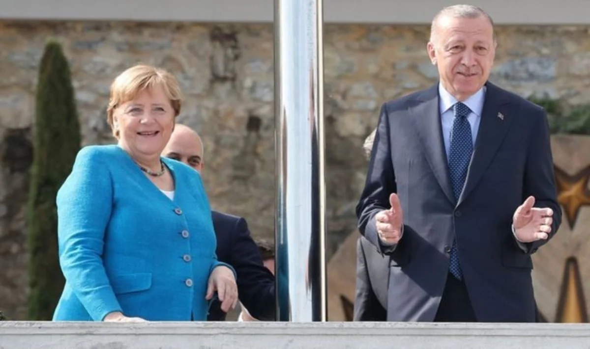 Ərdoğanla Angela Merkel arasında görüş olub