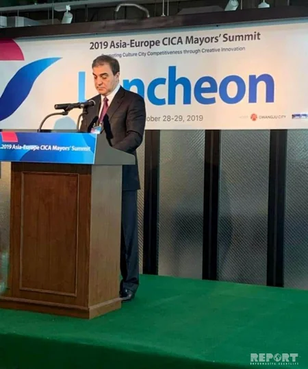 Gəncənin icra başçısı “2019 - CICA şəhər merlərinin Zirvə Toplantısı”nda iştirak edir