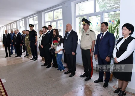 Sumqayıtda şəhid mayor Anar Şükürovun büstünün və xatirə muzeyinin açılışı olub