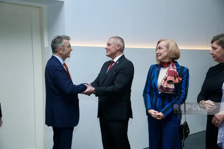 Bakıda Latviya Respublikasının elan olunmasının 105 illiyi qeyd edilib