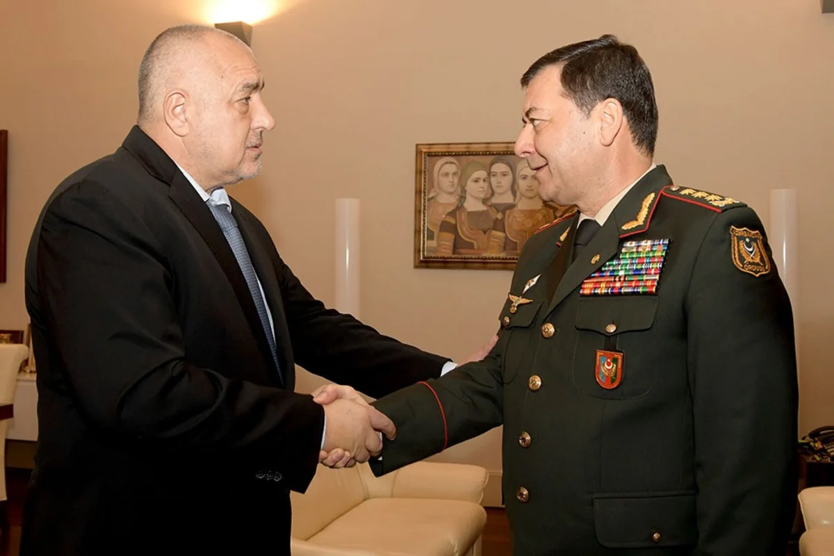 Azərbaycan Ordusunun Baş Qərargah rəisi Bolqarıstanın Baş naziri ilə görüşüb