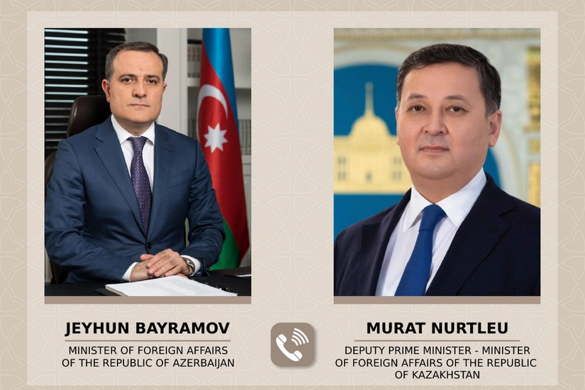 Ceyhun Bayramov qazaxıstanlı həmkarı ilə Vaşinqton görüşünü müzakirə edib