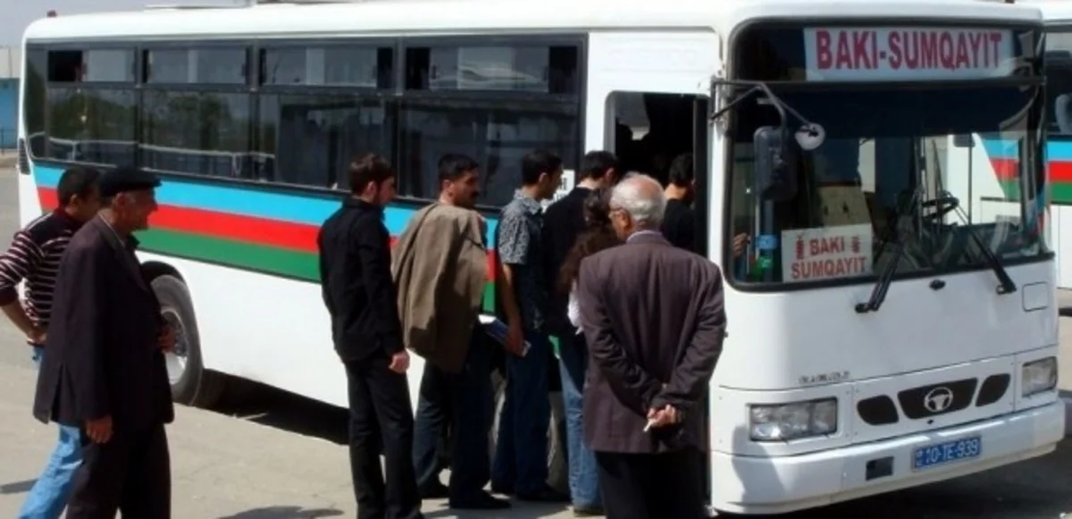 Bakı-Sumqayıt avtobuslarında gediş haqqı 60 qəpiyə endirilib