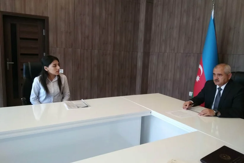Arzu Rəhimov Şəkidə vətəndaşları qəbul edib - FOTO