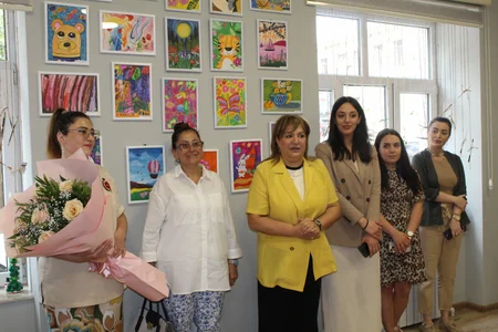 Hiss Art Space qalereyasında rəsm sərgisi keçirilib