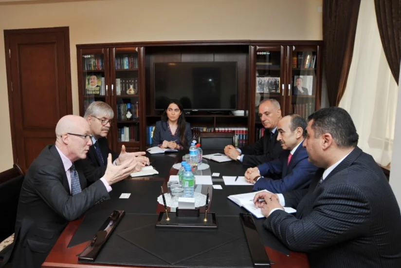 Azərbaycan Prezidentinin köməkçisi Press Association və Associated Press agentliklərinin rəhbərləri ilə görüşüb