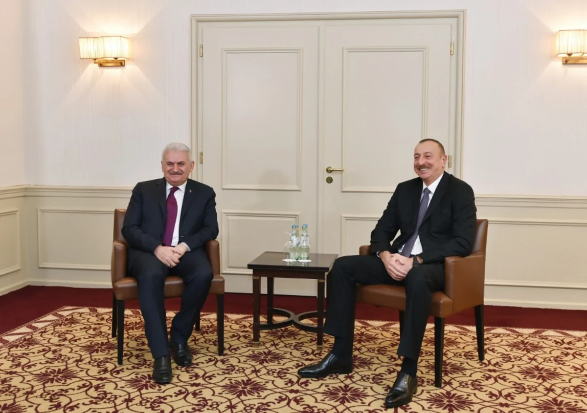 Münxendə Azərbaycan Prezidenti ilə Türkiyə baş nazirinin görüşü olub - YENİLƏNİB