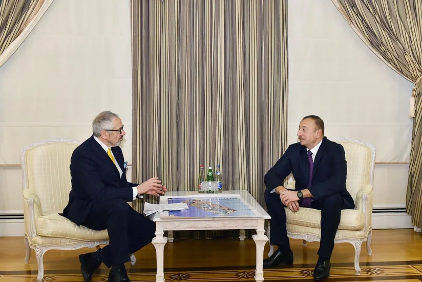 President Ilham Aliyev received Chairman of the Board at Danieli & C. Officine Meccaniche S.p.A