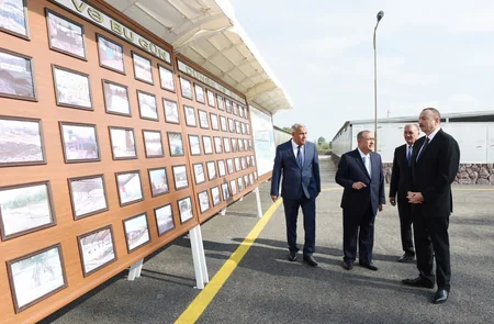Yevlaxda balıqartırma müəssisəsi istifadəyə verilib