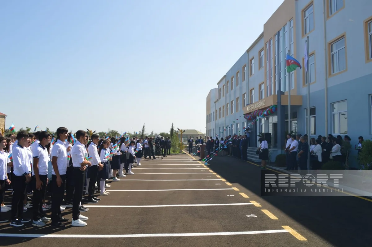 School built by Heydar Aliyev Foundation in Tartar inaugurated