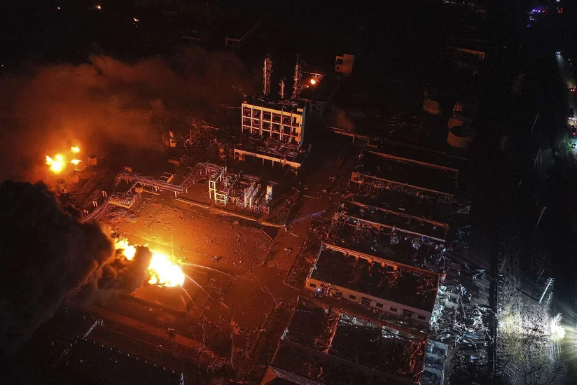 На северо-востоке Китая из-за лесного пожара эвакуировали не менее 11 тыс. человек