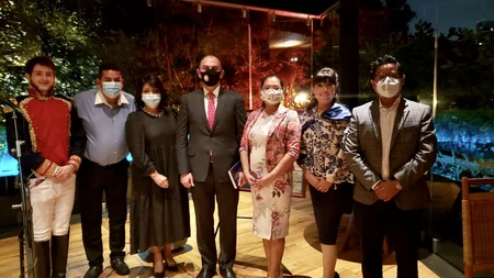 Azerbaijani cuisine demonstrated at Mexican national holiday event